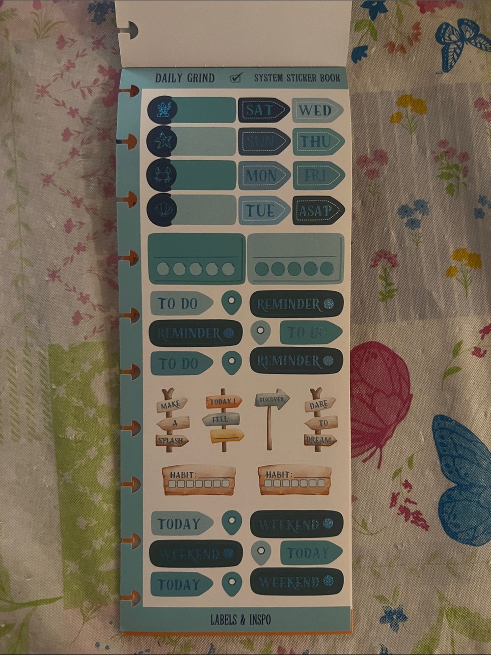 Daily Grind Planner- Adventure System Sticker Book - Picture 9 of 13